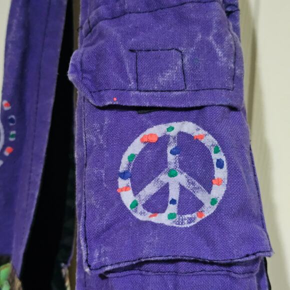 Rising International Hobo Bag in Patchwork Fabric - Boho Style Shoulder Tote - Picture 7 of 10